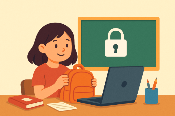 Imagen representativa de la vuelta al cole usando buenas prácticas