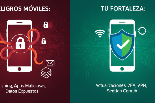 El smartphone se ha convertido en el centro de nuestra vida digital, personal y profesional. Contiene las llaves de nuestra identidad, finanzas y recuerdos. Un ataque o pérdida puede tener consecuencias graves, pero con prácticas sencillas podemos convertirlo en una fortaleza segura.
